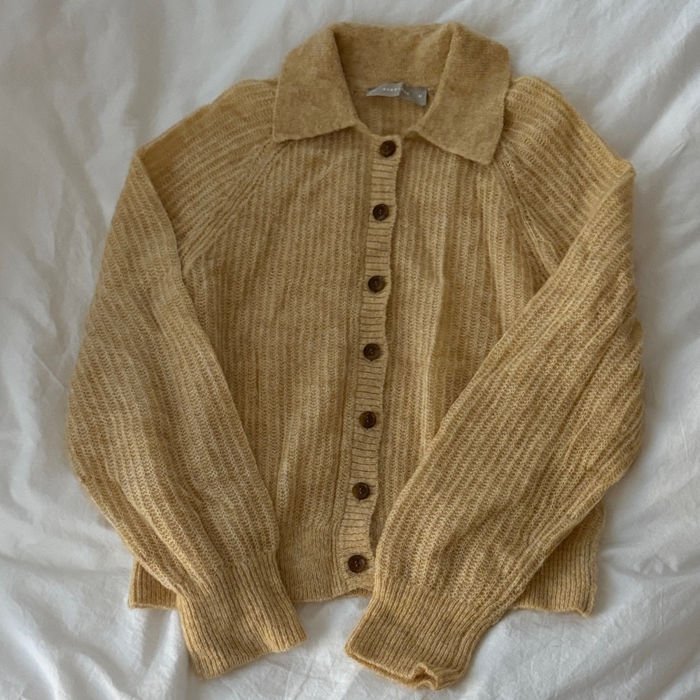 Everlane Women's Alpaca Cardigan - Picture 2 of 3